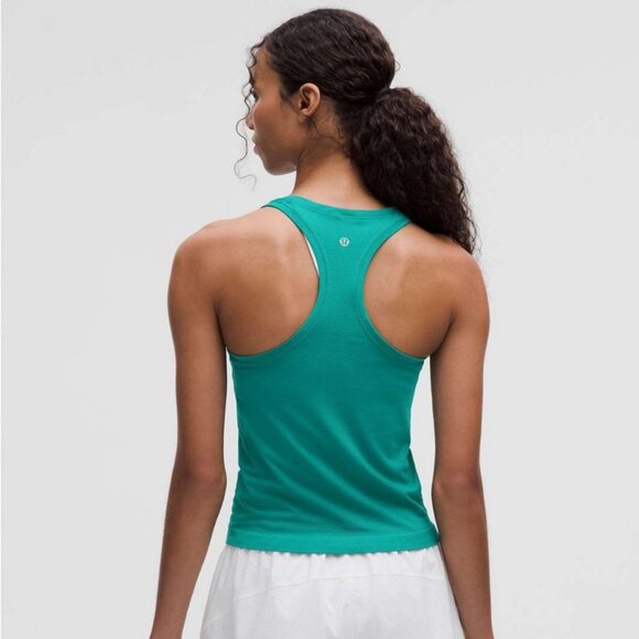 Lululemon NWT Swiftly Tech Racerback Tank Top 2.0 *Waist Length Sonic Teal - Picture 2 of 12